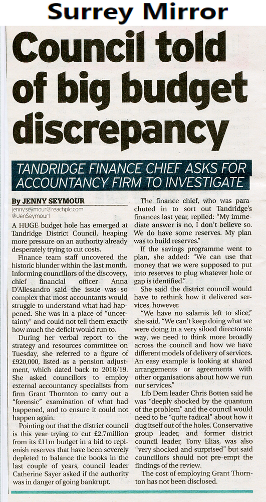 Surrey Mirror 10 June 2021