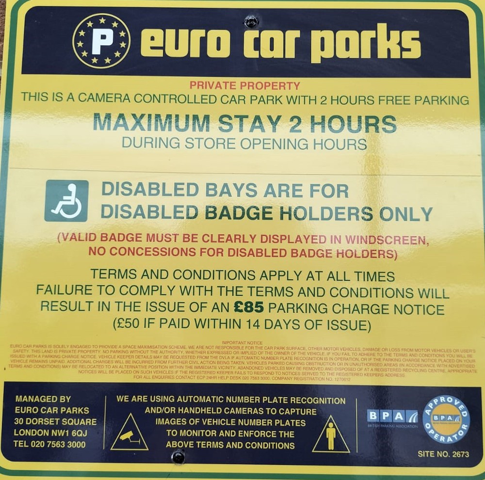 Corrected sign